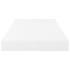 Estante flotante de pared 4 uds MDF blanco brillo 50x23x3,8