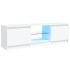 Mueble para TV con luces LED blanco 120x30x35,5