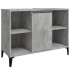 Armario de lavabo madera contrachapada gris hormigón