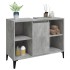 Armario de lavabo madera contrachapada gris hormigón