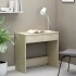 Escritorio madera contrachapada color roble Sonoma 80x40x75