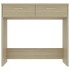 Escritorio madera contrachapada color roble Sonoma 80x40x75