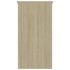 Escritorio madera contrachapada color roble Sonoma 80x40x75