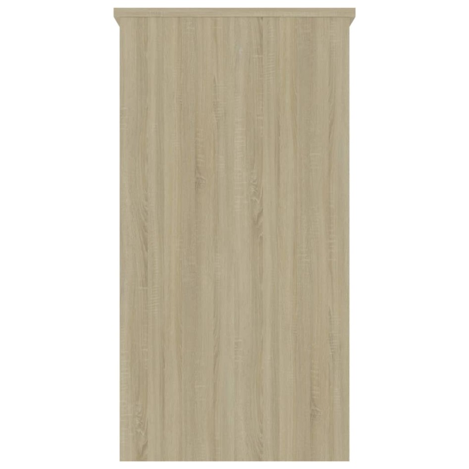 Escritorio madera contrachapada color roble Sonoma 80x40x75