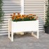 Jardinera madera maciza de pino blanco 78x40x52