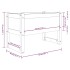 Jardinera madera maciza de pino blanco 78x40x52