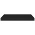 Estante flotante de pared 4 uds MDF negro 60x23,5x3,8