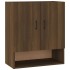 Armario de pared madera contrachapada marrón roble 60x31x70