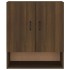 Armario de pared madera contrachapada marrón roble 60x31x70