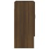 Armario de pared madera contrachapada marrón roble 60x31x70