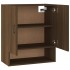 Armario de pared madera contrachapada marrón roble 60x31x70