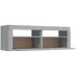 Mueble de TV con luces LED gris Sonoma 120x35x40