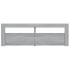 Mueble de TV con luces LED gris Sonoma 120x35x40