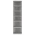 Muebles zapateros 2 uds color gris hormigón 27,5x27x102