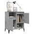 Aparador de madera contrachapada gris hormigón 60x35x70