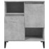 Aparador de madera contrachapada gris hormigón 60x35x70