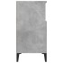 Aparador de madera contrachapada gris hormigón 60x35x70
