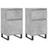 Aparadores 2 uds madera de ingeniería gris hormigón 40x35x70