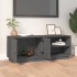 Mueble de TV de madera maciza de pino gris 105x34x40