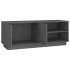Mueble de TV de madera maciza de pino gris 105x34x40