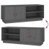 Mueble de TV de madera maciza de pino gris 105x34x40