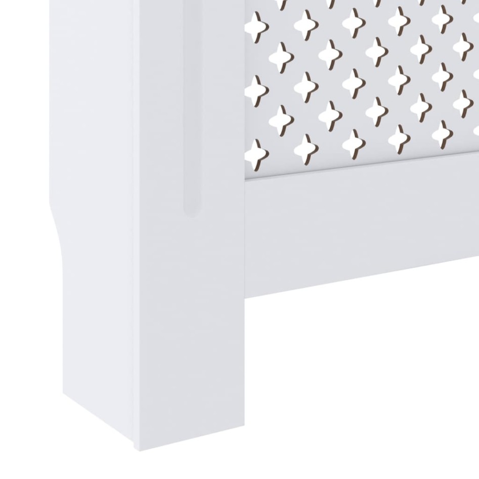 Cubierta para radiador MDF blanco 78