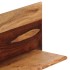 Estantes de pared 2 uds madera maciza de sheesham 58x26x20