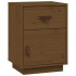 Mesitas de noche 2 uds madera de pino marrón miel 40x34x55