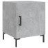 Mesitas noche 2 uds madera ingeniería gris hormigón 40x40x50