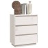 Aparador de madera maciza de pino blanco 60x34x75