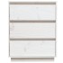 Aparador de madera maciza de pino blanco 60x34x75
