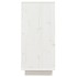 Aparador de madera maciza de pino blanco 60x34x75