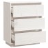 Aparador de madera maciza de pino blanco 60x34x75
