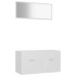 Conjunto de muebles de baño 2 piezas contrachapada