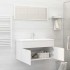 Conjunto de muebles de baño 2 piezas contrachapada