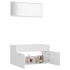 Conjunto de muebles de baño 2 piezas contrachapada