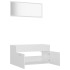 Conjunto de muebles de baño 2 piezas contrachapada