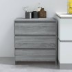 Aparador de madera contrachapada gris Sonoma 70x41x75 cm