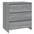 Aparador de madera contrachapada gris Sonoma 70x41x75