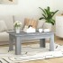 Mesa de centro de madera contrachapada gris Sonoma 100x60x42