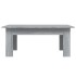 Mesa de centro de madera contrachapada gris Sonoma 100x60x42