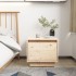Mesitas de noche 2 uds madera maciza de pino 35x34x32