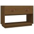 Mueble de TV madera maciza de pino marrón miel 90x40x60