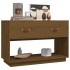 Mueble de TV madera maciza de pino marrón miel 90x40x60