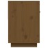 Mueble de TV madera maciza de pino marrón miel 90x40x60