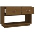 Mueble de TV madera maciza de pino marrón miel 90x40x60