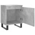 Mesitas de noche 2 uds madera gris hormigón 40x30x50