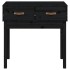 Mesa consola madera maciza de pino negro 76,5x40x75