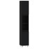 Armario de baño madera contrachapada negro 30x30x190