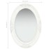 Espejo de pared estilo barroco blanco 50x70